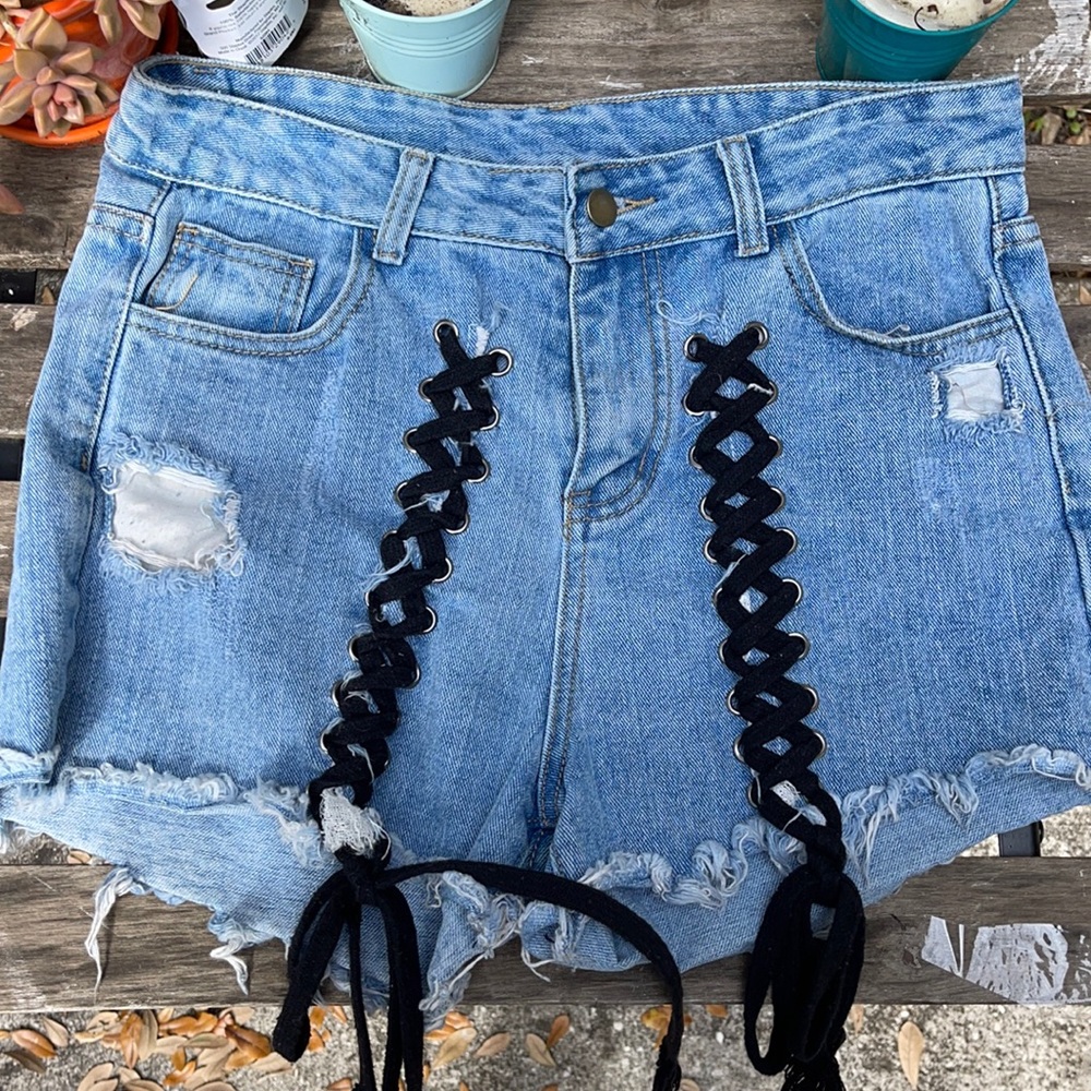 Nasty Gal denim shorts